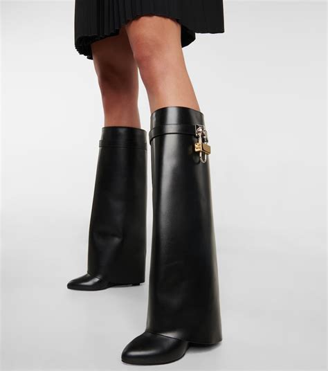 all black givenchy boots|Givenchy shark boots shopping.